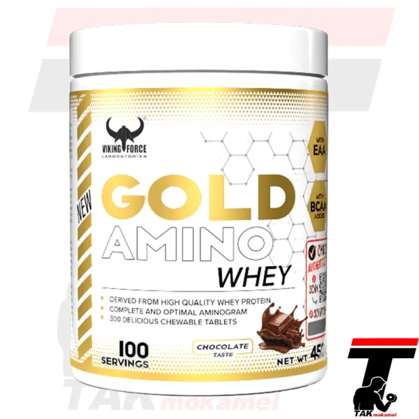 آمینو وی گلد وایکینگ فورس 450 گرمی اصل | GOLD AMINO WHEY Viking
