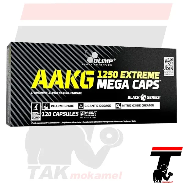کپسول ای ای کی جی 1250 اکستریم الیمپ | AAKG EXTREME MEGA CAPS OLIMP