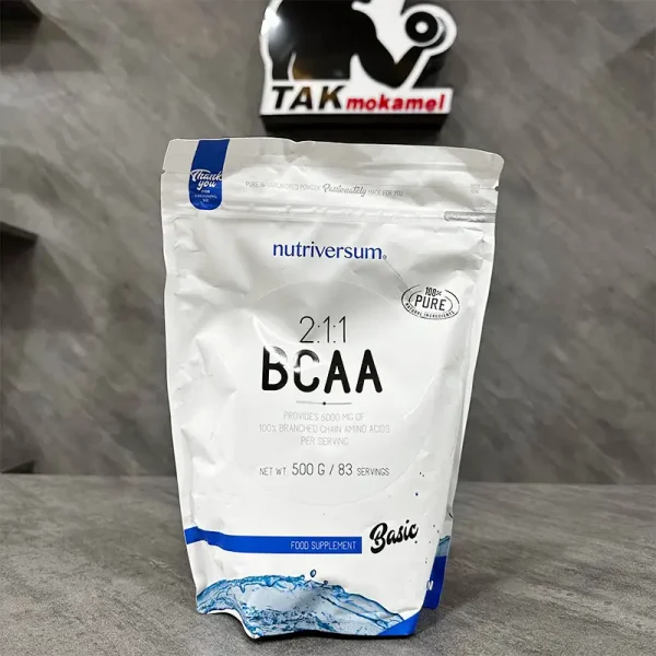 بی سی ای ای ناتریورسام 2:1:1 کیسه ای اصل | Nutriversum BCAA 500g