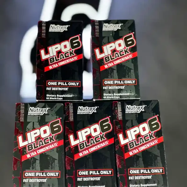 لیپوسیکس چربی سوز 6 بلک ناترکس 60 عددی اصل | Nutrex Lipo-6 Black