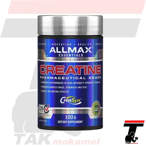 پودر کراتین مونوهیدرات 100 گرمی آلمکس کانادا | ALLMAX Nutrition Creatine