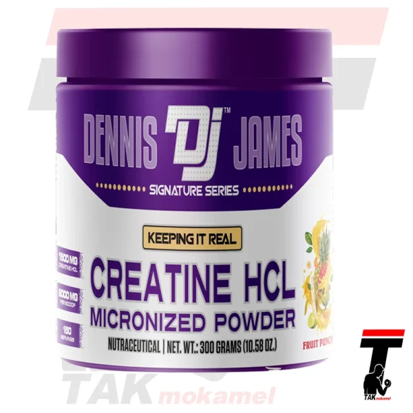 کراتین اچ سی ال دنیس جیمز 300 گرمی اصل | Dennis Jame Creatine HCL