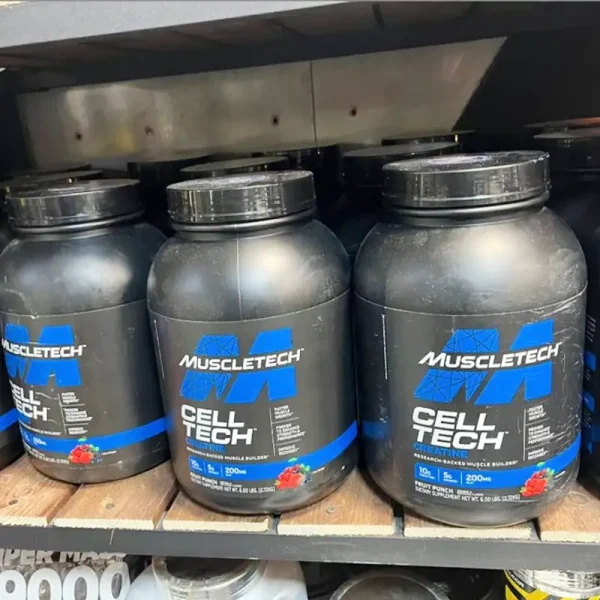 کراتین ترکیبی سل تچ ماسل تک طرح جدید | MuscleTech Cell Tech Creatine 1.3g