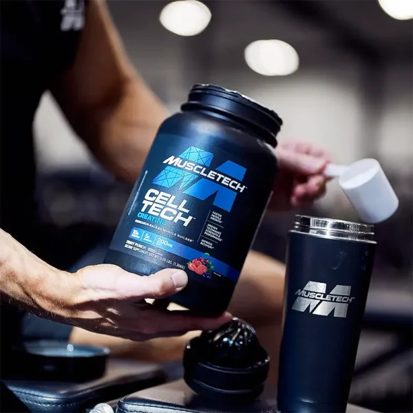 کراتین ترکیبی سل تچ ماسل تک طرح جدید | MuscleTech Cell Tech Creatine 1.3g