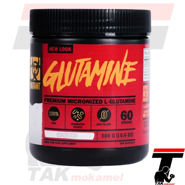 گلوتامین میکرونیزه موتانت 300 گرمی | Mutant L-Glutamine